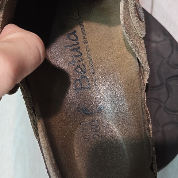 Betula By Birkenstock Women Boston Clog mule Leather Shoes sz 40/9 Narrow - Picture 15 of 15